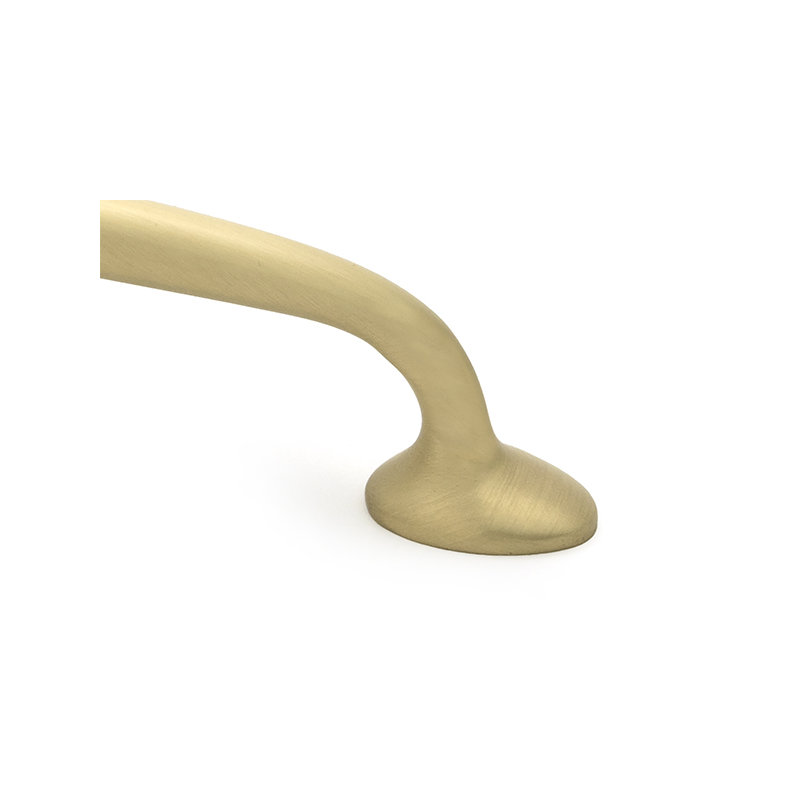 Moore Handle Pull, 3.8", Satin Brass