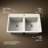Riverby 33 In. Top-Mount Double-Bowl Kitchen Sink-107896240-125040110-125040107