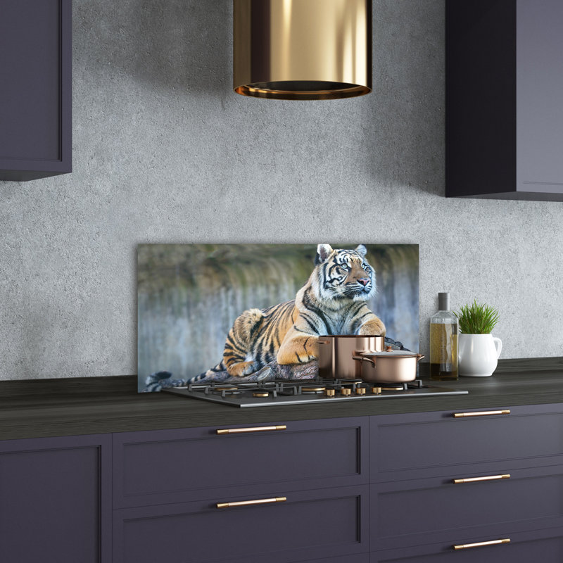 Norcatur 50cm W x 100cm L Glass Peel and Stick Panel