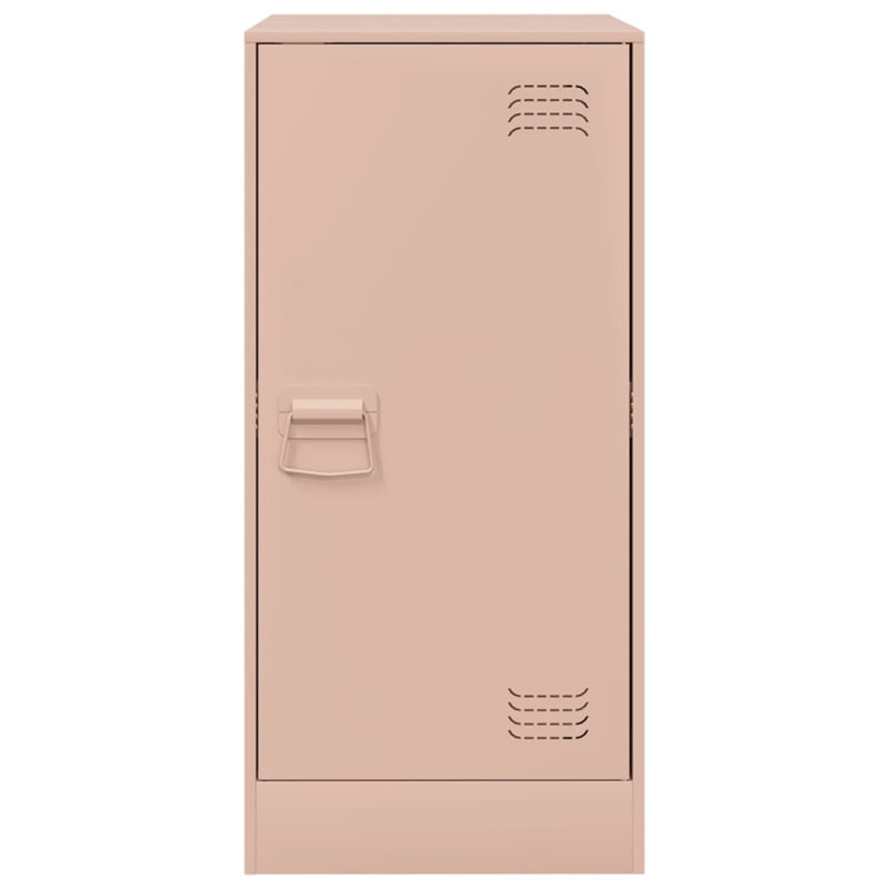 Amariee Steel Accent Cabinet, Pink