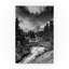 « glacial creek monochrome », reproduction de photo sur toile tendue-33553877