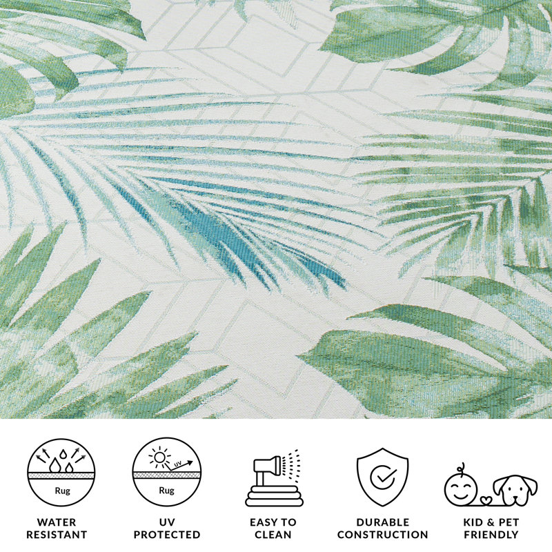 Tapis intérieur / extérieur Isolda 500 Performance, Rectangle 8 pi x 10 pi 5 po