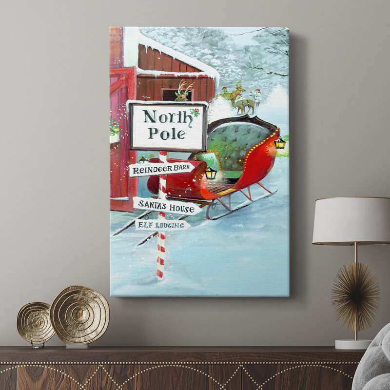 The North Pole - Galerie Cavas sur mesure, 36" H x 24" W