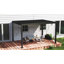Pergola à persiennes avec toit réglable et structure en aluminium-112404718