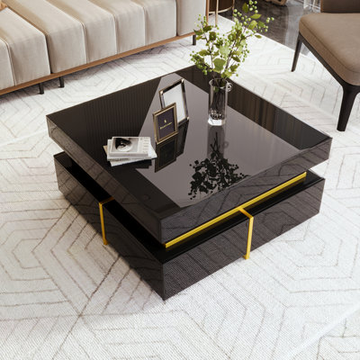 Block Coffee Table with Storage