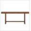 Console extra longue 70,9 po, canapé-lit en bois massif rustique derrière le canapé, table d'appoint à 2 niveaux avec rangement pour le salon