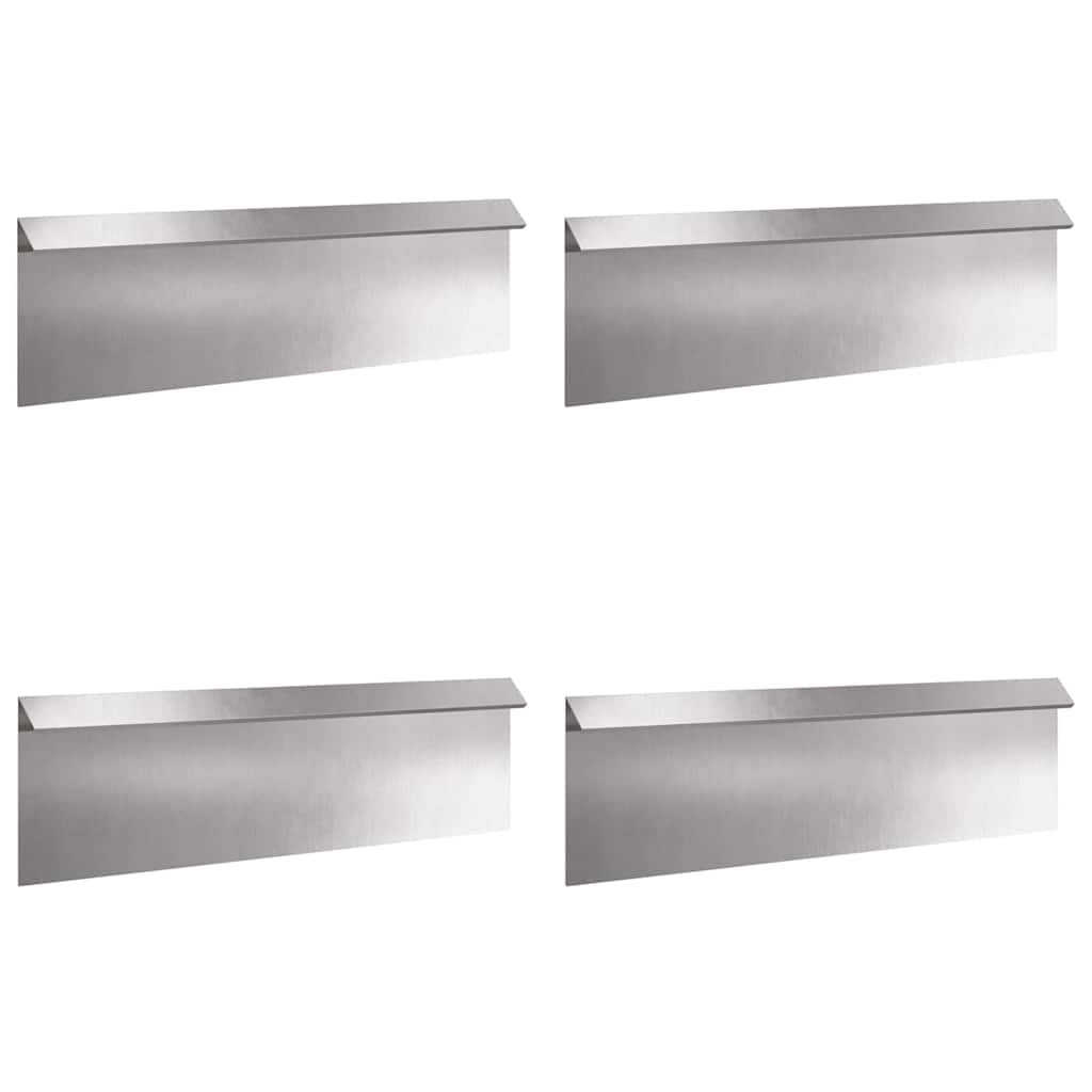 25 cm H x 100 cm W Stainless Steel