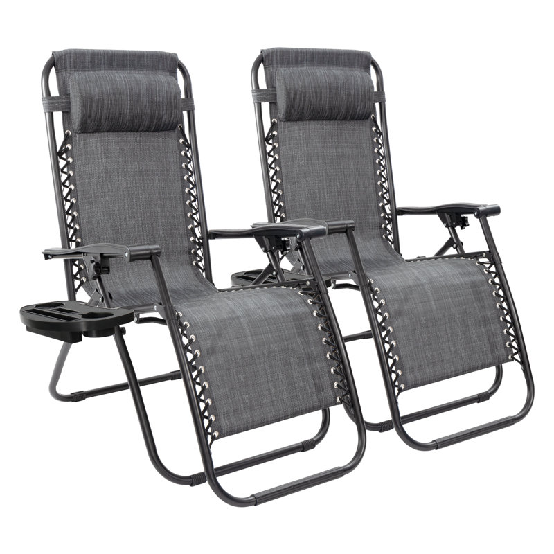 Kantzer Folding Camping Chair, Dark Gray