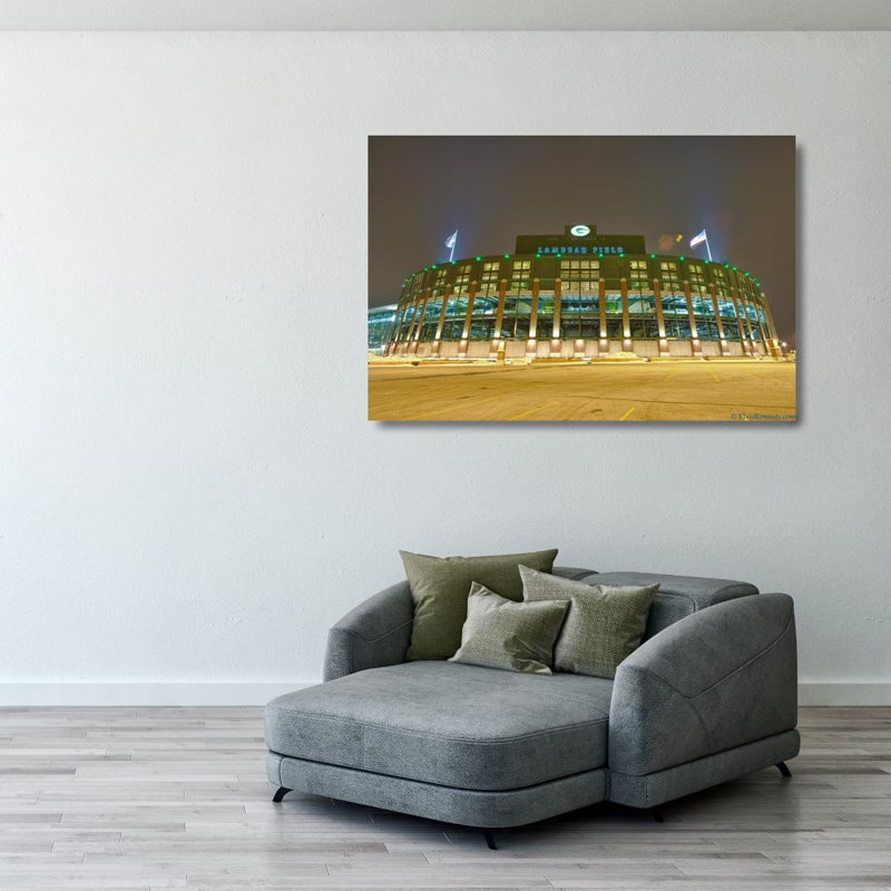 Lambeau Field, H 27 po x l 40 po