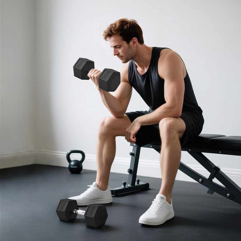 Rubber Dumbbell