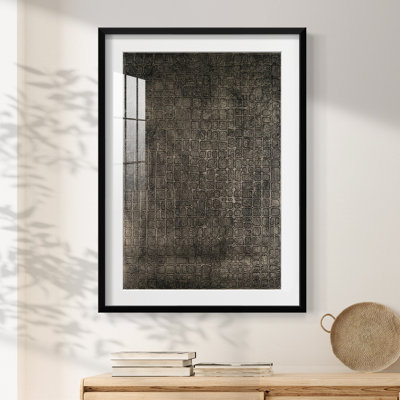 Lattice Luster III -Framed Print