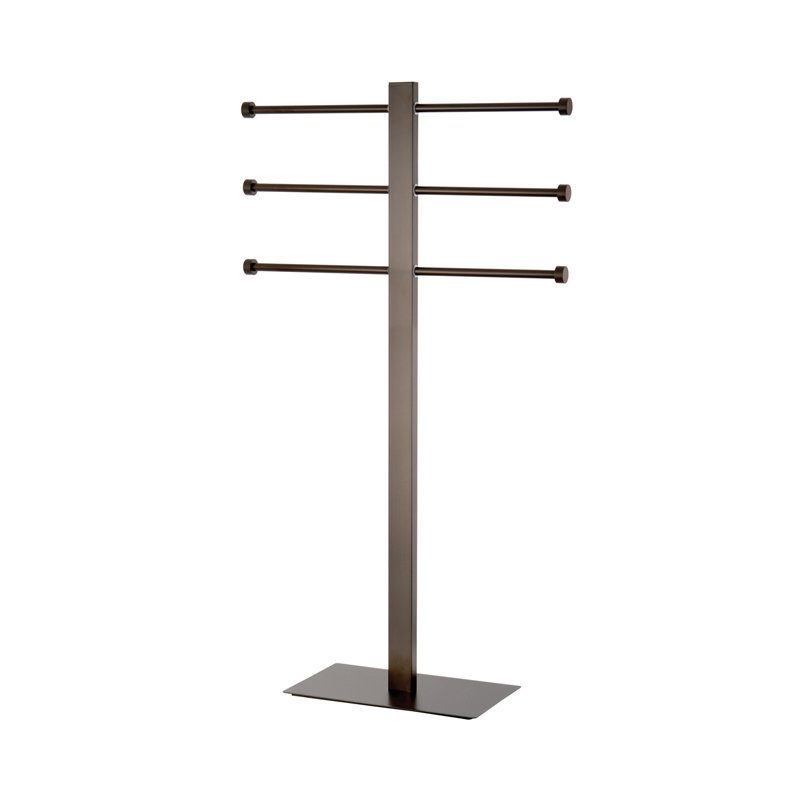 Kingston Brass Edenscape Freestanding Triple Towel Rack, Oil Rubbed Bronze