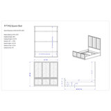 Walt Solid Wood Bed