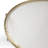 Stylish and Modern Addlie Nesting Fluted Glass Finished Metal Frame Round Coffee Table-452841962