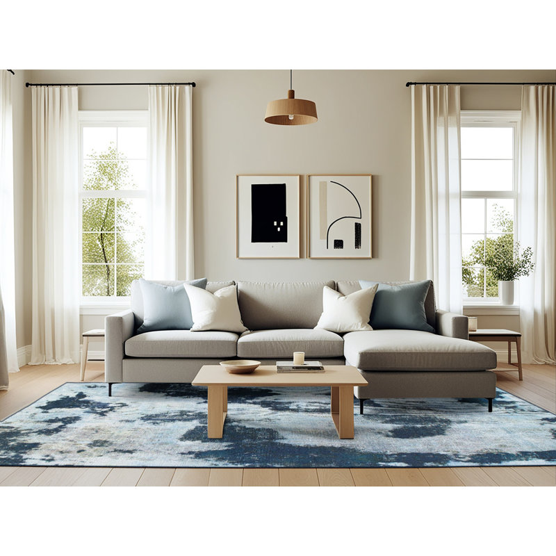 Tapis abstrait moderne 905, Rectangle 6 pi x 9 pi