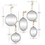 Ensemble de 5 miroirs muraux Bowen