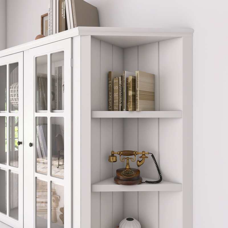 FREESTANDING BOOKCASES WITH TWO TRIANGLE SIDED