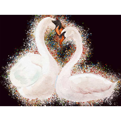 Two Swans - No Frame Print