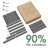 HDPE 3-piece Folding Adirondack Set-204058941
