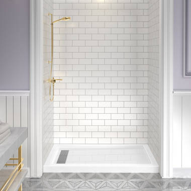 CKB 38'' W 38'' D Neo-Angle Double Shower Base - Wayfair Canada