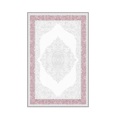 Tapis tissé élégant, 31,5 po x 47,2 po | 100% polyester, hauteur des poils: 0,04 po, hauteur totale: 0,31 po | Antibactérien, feutre en PVC antidérapant | Lavable à la machine, parfait pour le salon et la chambre à coucher