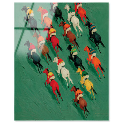 Décoration murale cheval de course I