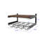 Wall Mounted Wine Bottle & Glass Rack