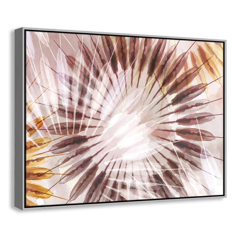 Danse des rayons II par Eva Watts, Argent, H 31,5 po x l 41,5 po