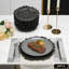Ensemble de 24 assiettes décoratives en plastique 12,6 po pour assiettes décoratives multicolores-87441581