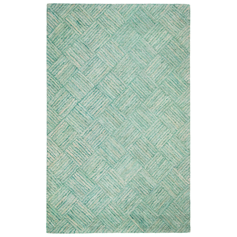Millia Hand Tufted Performance Geometric Rug