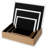 Wood Decorative Faux Book Boxes Set Of 3-1096164333