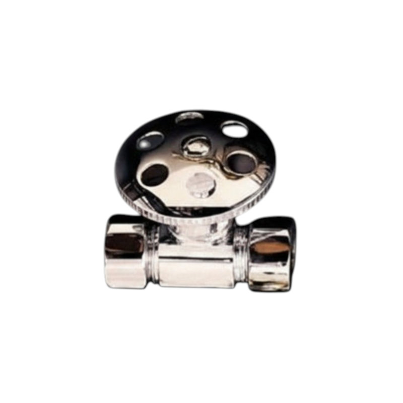 Arrêt droit Strom Living P0703, Nickel mat