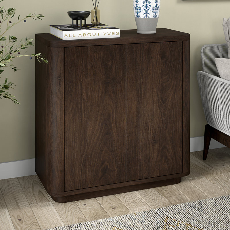 Armoire d'appoint rectangulaire Plympton, Brun aulne