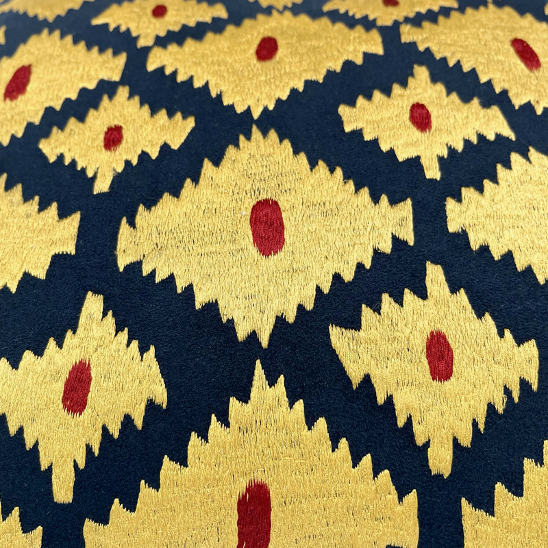  Housse de coussin carré et insert, Jaune