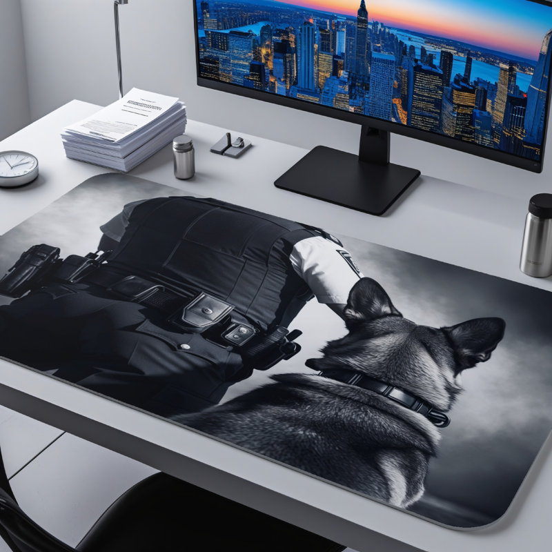 Polyester Desk Pad, 14.4x12.1
