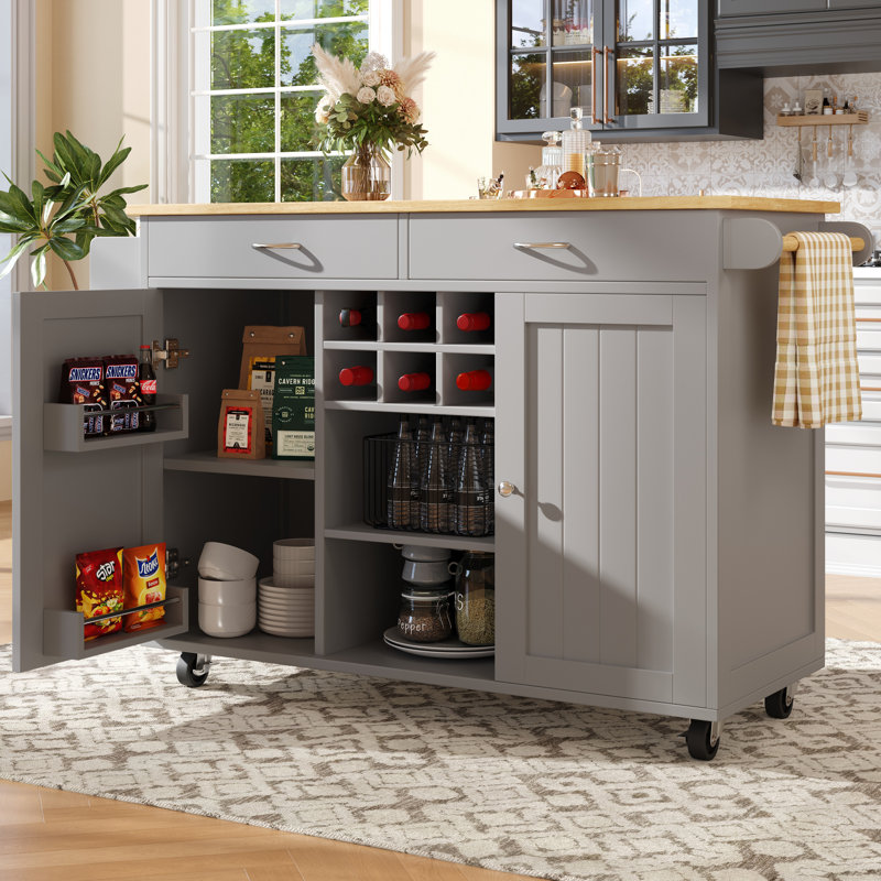 Wood Kitchen Island