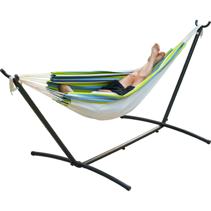 Janaeyah 1 Person Classic Hammock with Stand