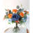 16 " Faux in Glass Vase