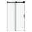 48" W x 76" H Single Sliding Frameless Shower Door with Clear Tempered Glass, Stainless Steel Hardware, Reversible Installation, Walk-In Shower Door Enclosure-113524328