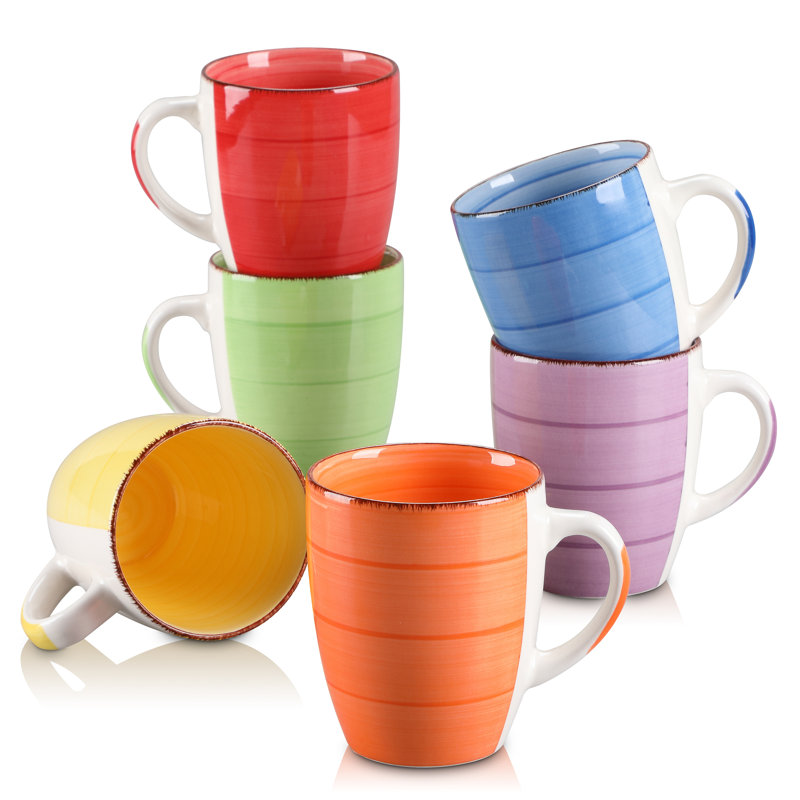 BOMOOTIUR Stoneware Coffee Mug, Mint