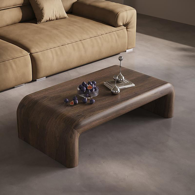Middle ancient style walnut coffee table