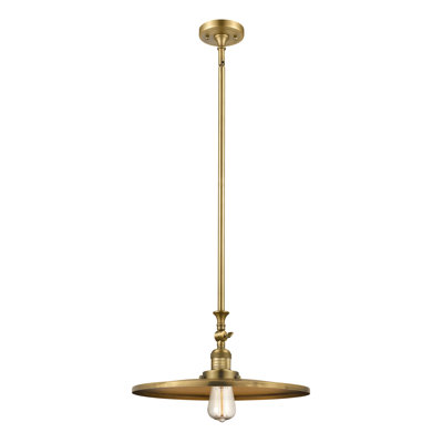 Luminaire suspendu conique à 1 lumière Rouvin