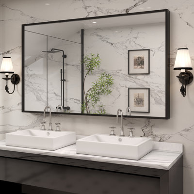 Miroir de salle de bain mural