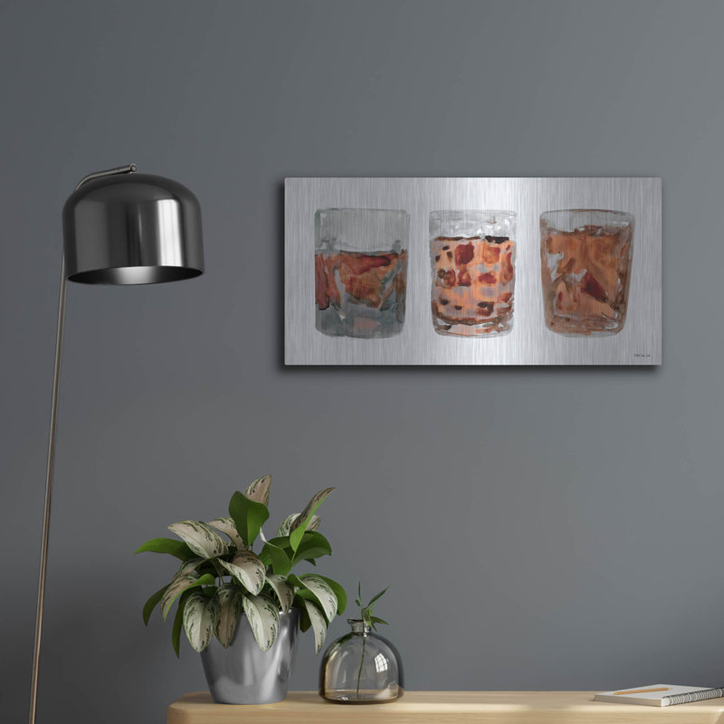 " Bourbon Glasses 2 " by Stellar Design Studio, 12" H x 24" W