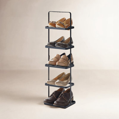 Yamazaki Home Upright 5-Pair Shoe Rack