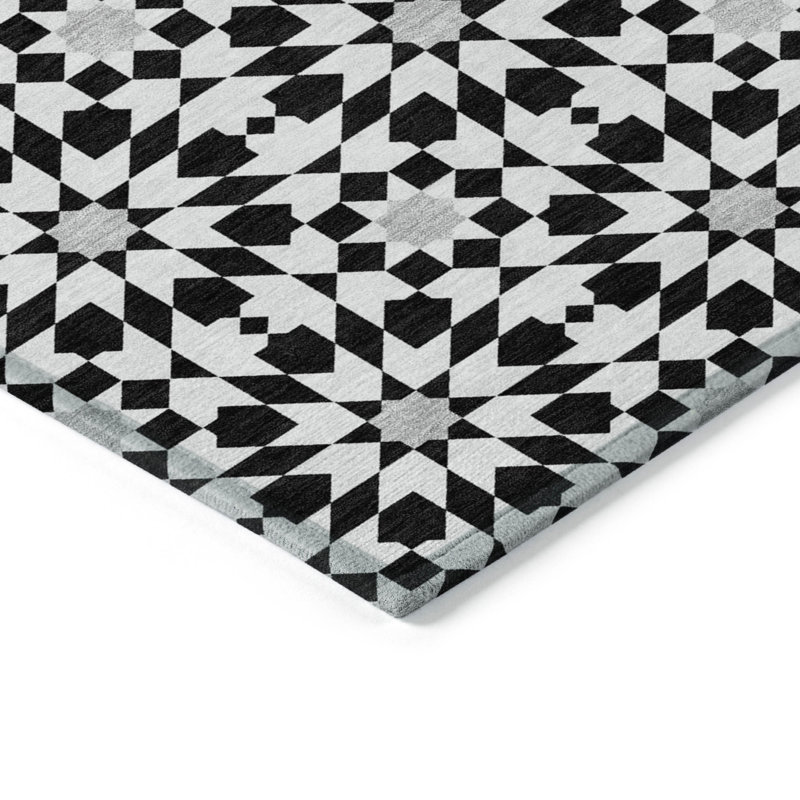 Tapis intérieur / extérieur avec envers antidérapant Withams, Rectangle 8 pi x 10 pi
