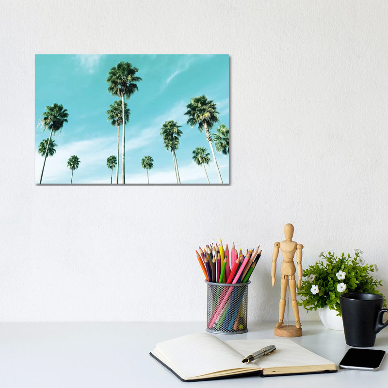 East Coast Palms by Natalie Carpentieri - Wrapped Canvas Print, 20.32 cm H x 30.48 cm W