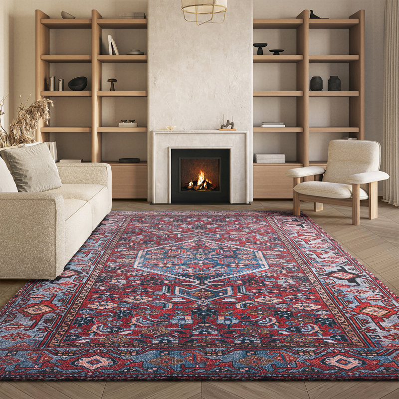 Tucson Performance Machine Washable Oriental Rug, Rectangle 8' x 10'