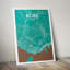 Kobe City Map - Unframed Graphic Art Print on Paper-1442492411-1442492415