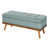 Mélange de polyester bleu mer